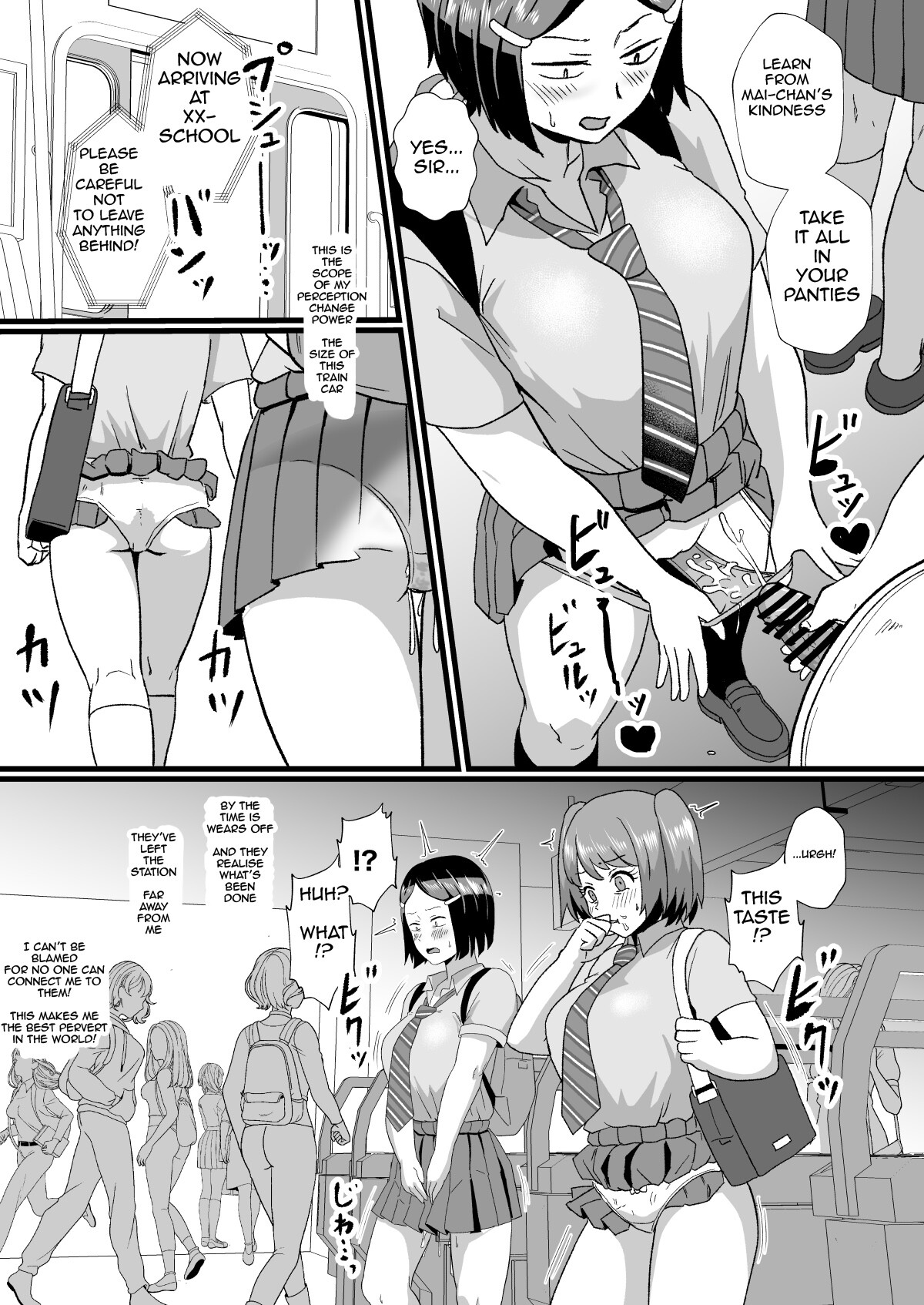 Hentai Manga Comic-The Perception-altering Man Who Appeared On The School Train-Read-6